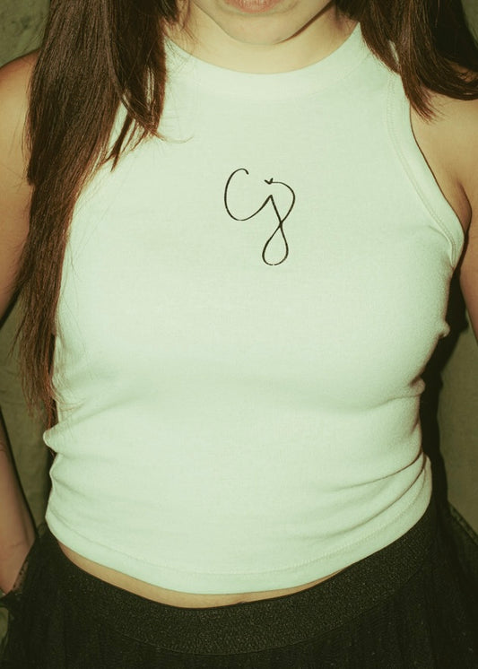 cj ~ essentials logo tank ✦