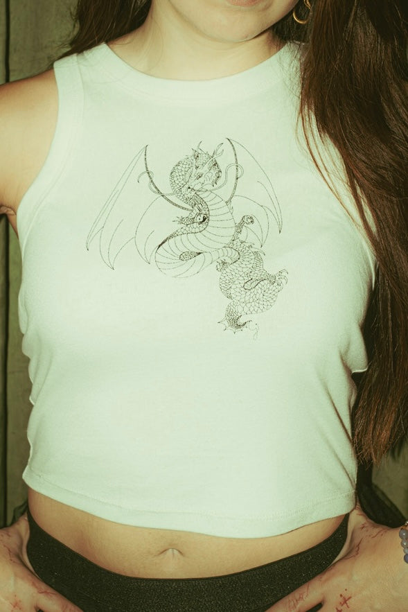 cj ~ essentials dragon tank ✦